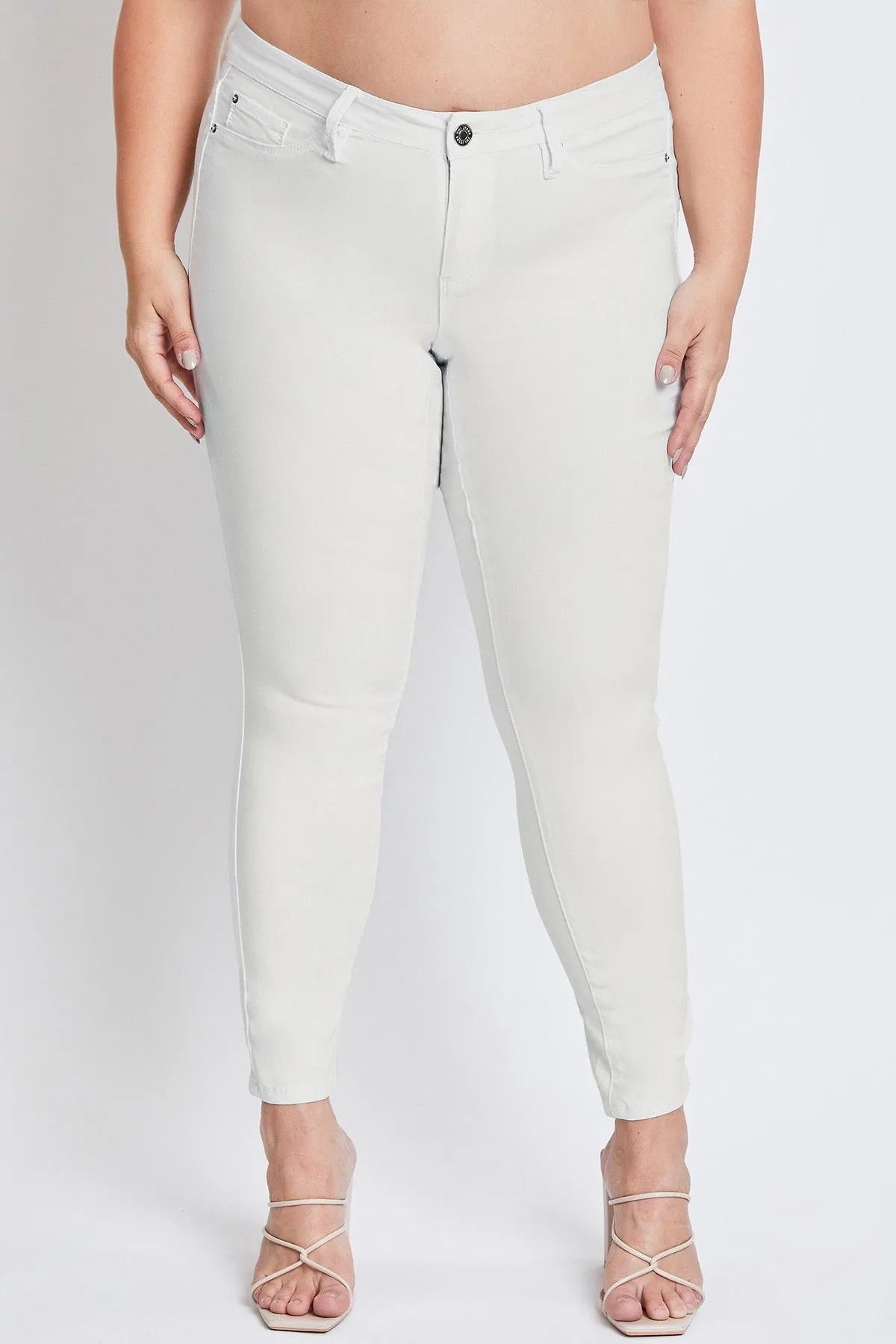 Women's Plus Hyperstretch  Forever Color Pants, Vanilla Cream