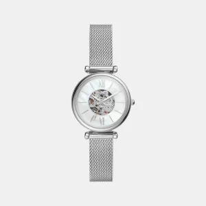 Women's White Analog Stainless Steel Automatic Watch ME3189