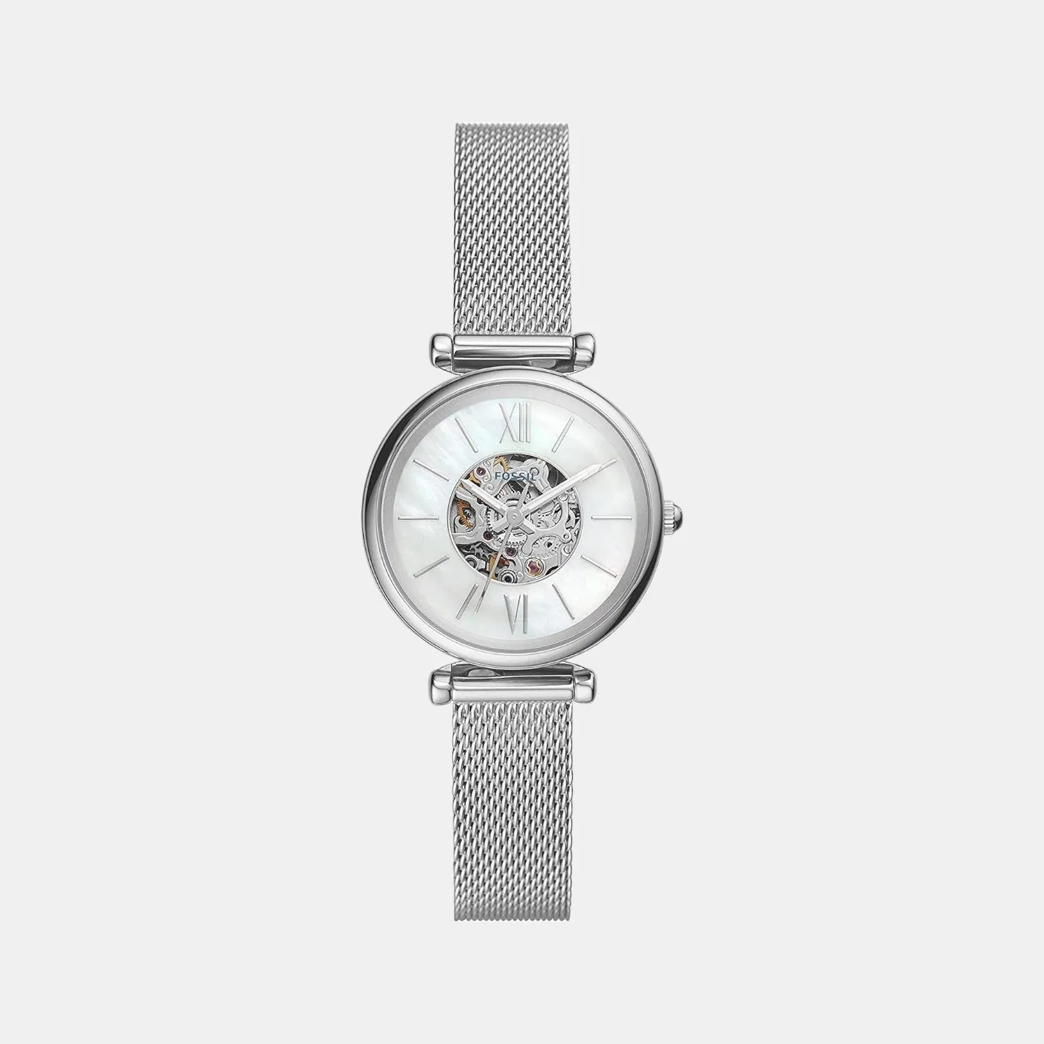 Women's White Analog Stainless Steel Automatic Watch ME3189