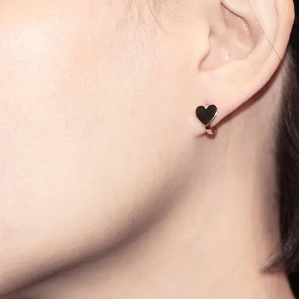 You Have My Heart Huggie Hoop Earrings
